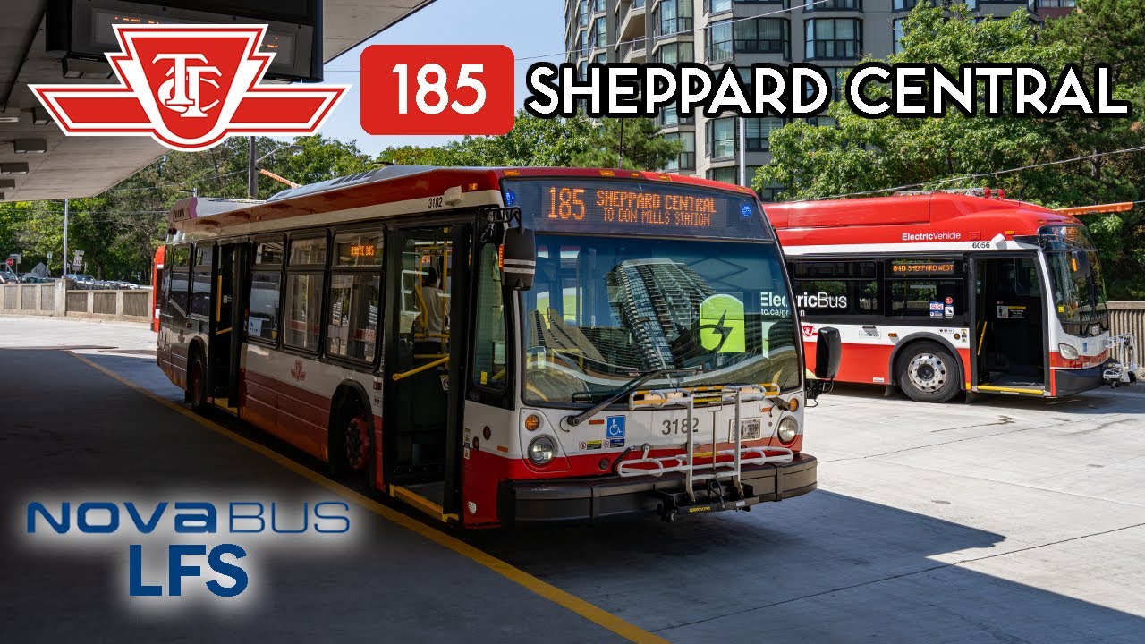 Nova Bus The Ride TTC Nova Bus LFS 3182 Diesel Bus Ride - YouTube