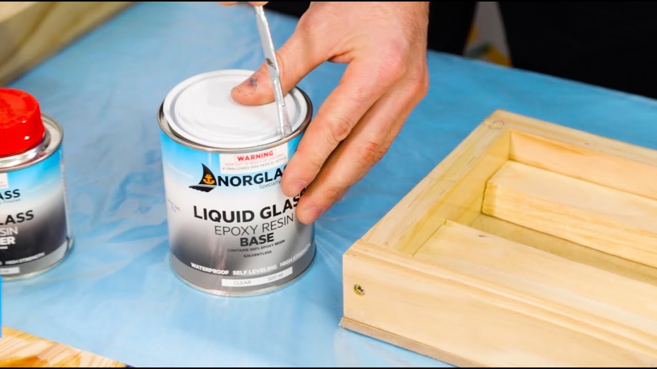 Norglass River Table Tips: Mixing the resin