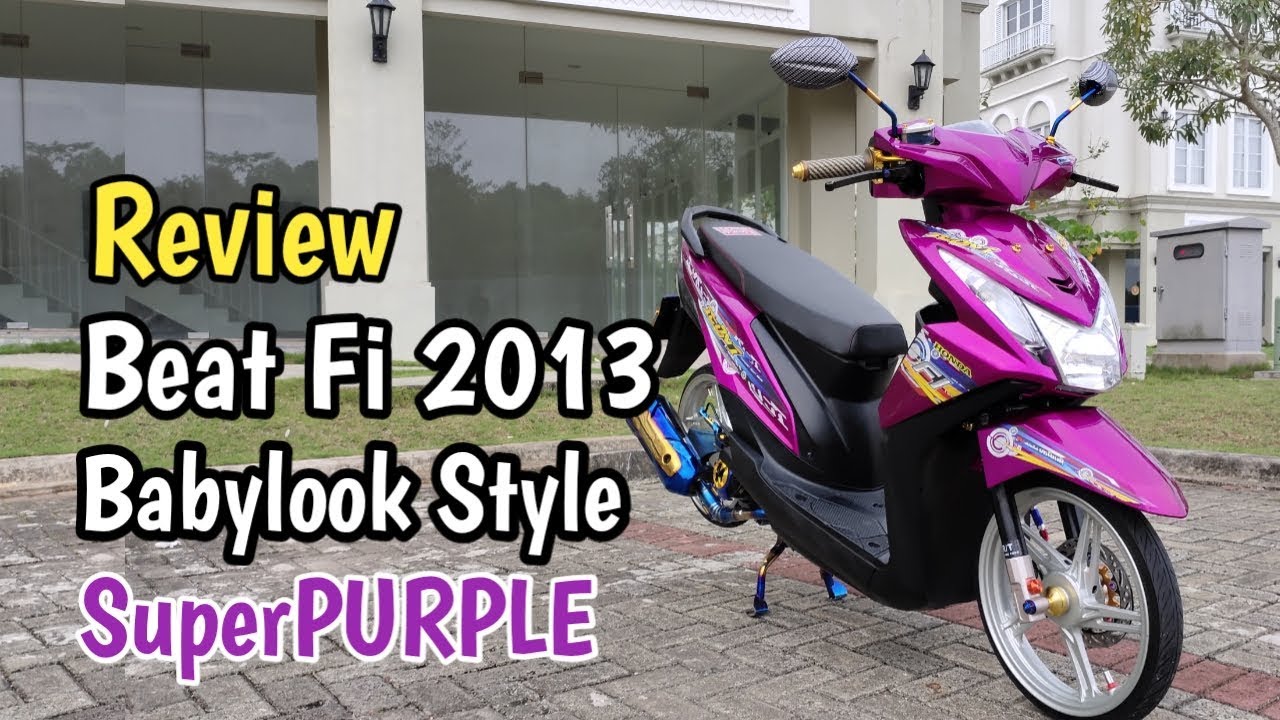 Modifikasi Honda Beat SUPER BLUE Review BEAT FI PRO PURE MOTHAI By Passion Mothai