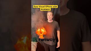 Simple visual effects with RUNWAY ML! #vfx #tutorial #runwayml #avatar #fire