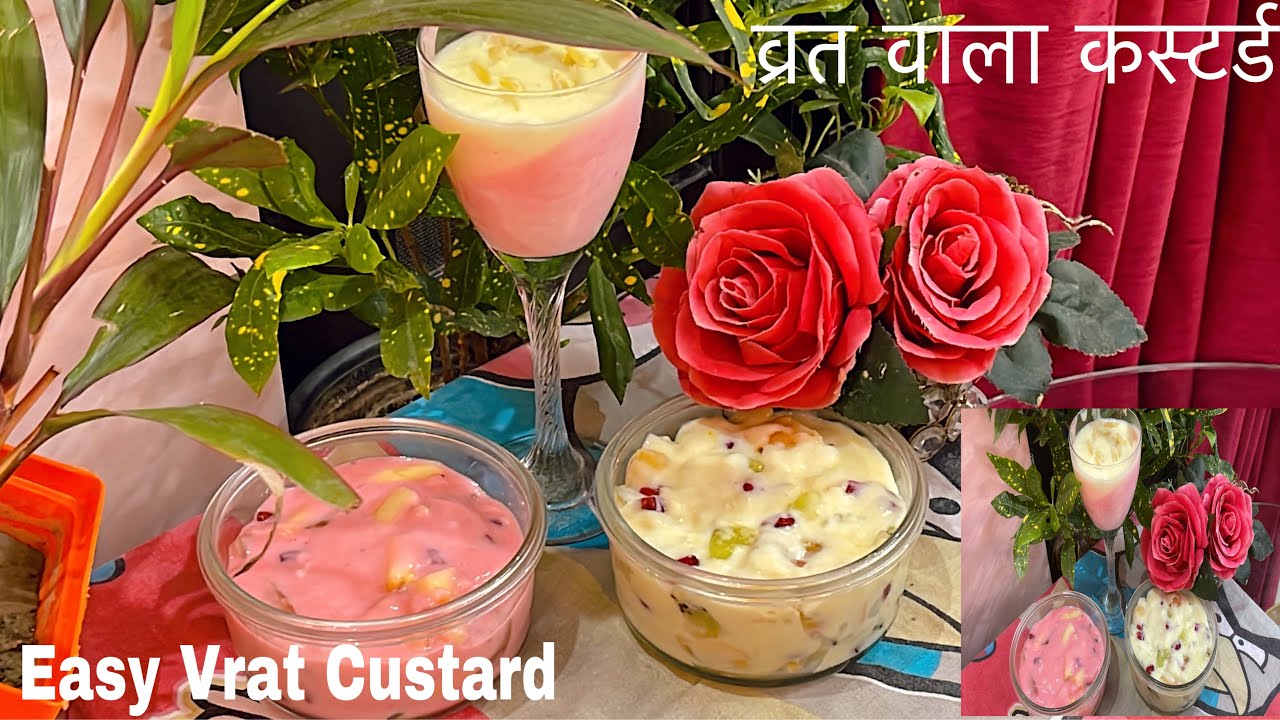 VRAT KA FRUIT CUSTARD / FALAHARI FRUIT CUSTARD #vratrecipe #navratrispecial व्रत वाला कस्टर्ड | Food and Passion by Kavita Bardia