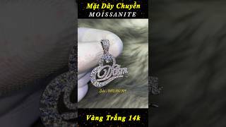 Mặt Dây Chuyền Kim Cương Nhân Tạo Moissanite, Tên Diễm. #moissanite #jewelry