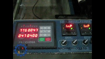 Medium speed double-layer rolling bag making machine for fresh bag