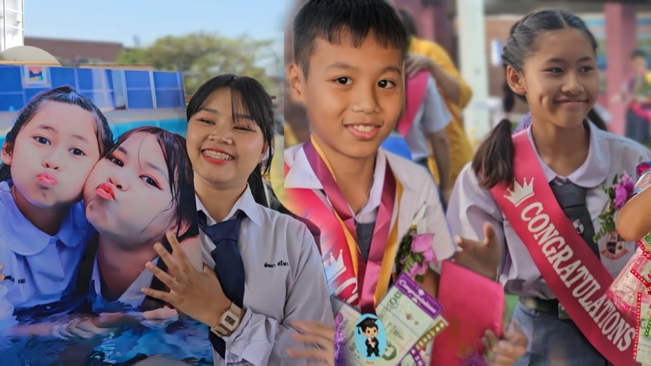 บุกงานปัจฉิมโรงเรียนพี่ใหม่และเกลลี่ #รวมคลิป