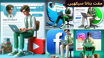 How to create 3D AI Social media Images | Bing AI image Generator | How to create image with Bing AI