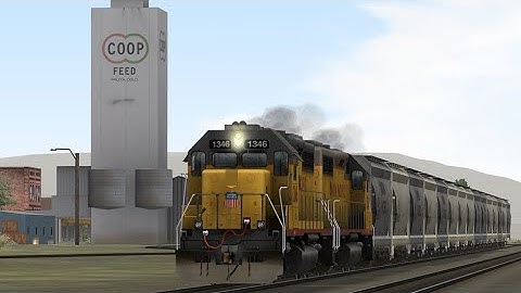 Open Rails: UP EMD run on the Green River route | D.C
