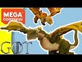 Mega Construx Game of Thrones Dragons - Drogon, Viserion, &amp; Rhaegal