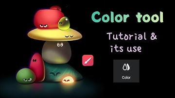 Color tool tutorial and its use|Infinite painter tool tutorial|Stones illustration