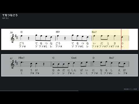 てをつなごう (Melody in C - Flute / Recorder / Violin, with Do-Re-Mi) - Noriyuki Makihara