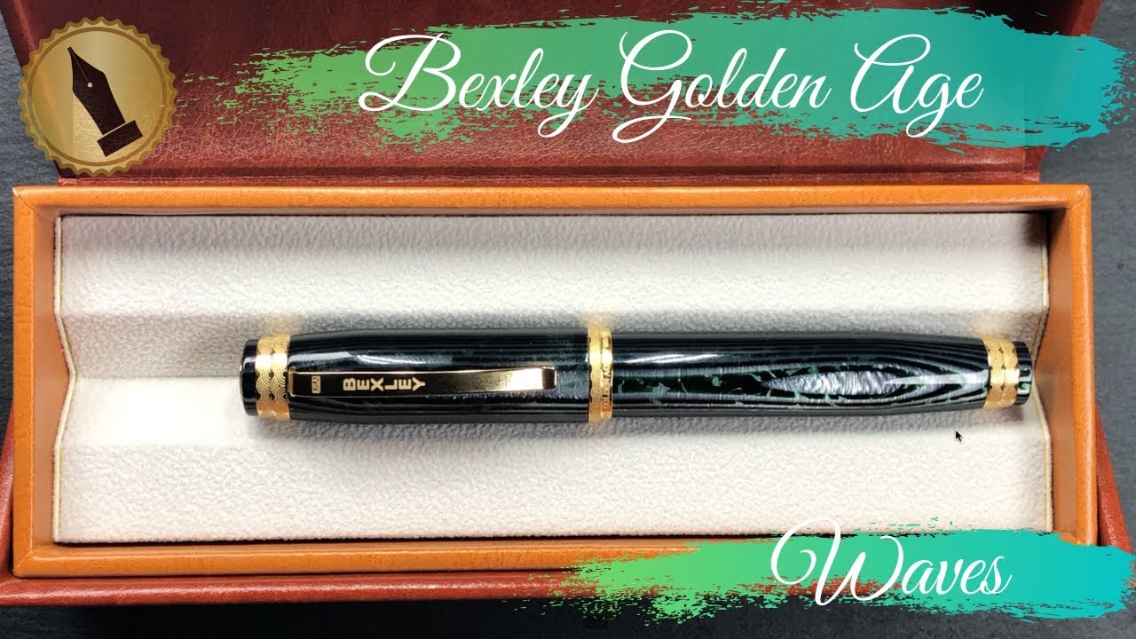 BEXLEY FOUNTAIN PEN - FANCY GOLD TRIM