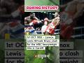 Lenox Lewis Vs Frank Bruno  #boxinghistory #lennoxlewis
