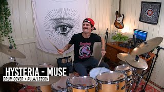 DOUG LP - MUSE - HYSTERIA - DRUM COVER + AULA/LESSON