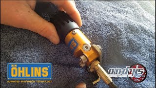 OHLINS Remote Preload Adjuster Oil Bleed and Top Up