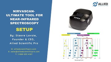 NIRvascan setup- Ultimate tool for near-infrared spectroscopy