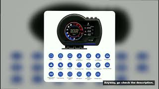 P6 Car Head up Display OBD II EUOBD Windshield Speedometer Projector Trip Computer Digital Odometer screenshot 3