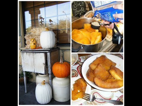 HOW TO MAKE CANDIED PUMPKIN