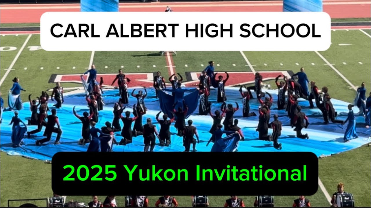 Carl Albert High School Marching Band ~ 2025 Yukon Invitational - YouTube