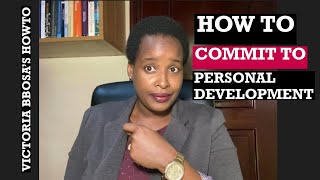 How to commit to personal development