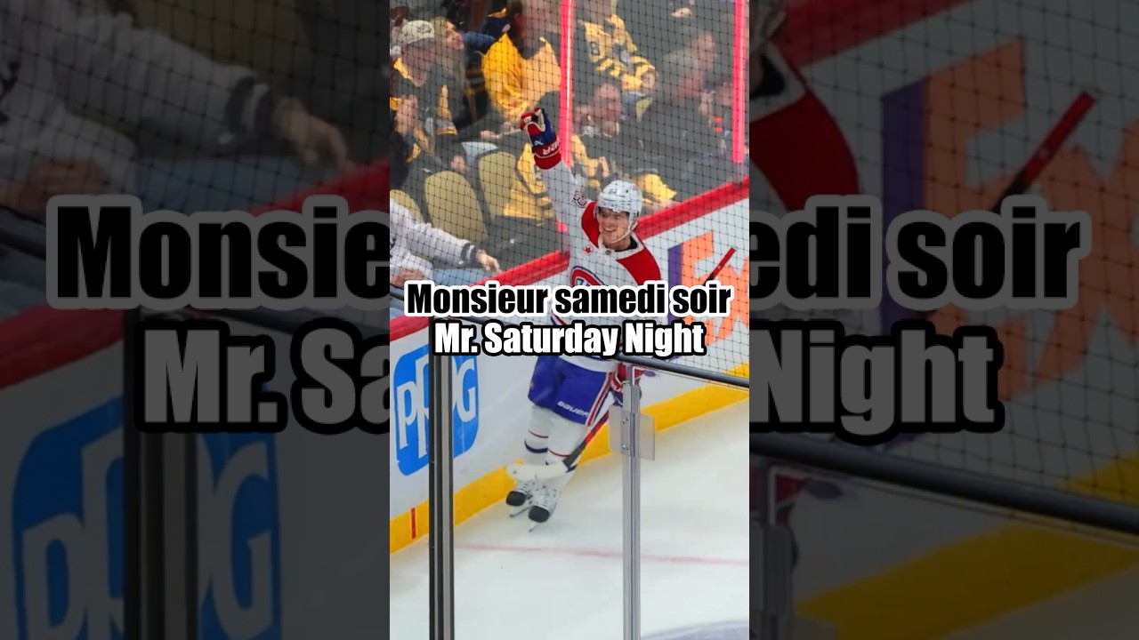 Mr. Saturday Night, Cole Caufield 🚨 #NHL #Shorts