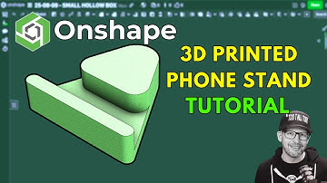 Onshape Beginners Step by Step Tutorial - BEGINNERS - 3D PRINTED PHONE STAND - Part for Students