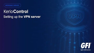 Kerio Control VPN - Setting up the VPN server