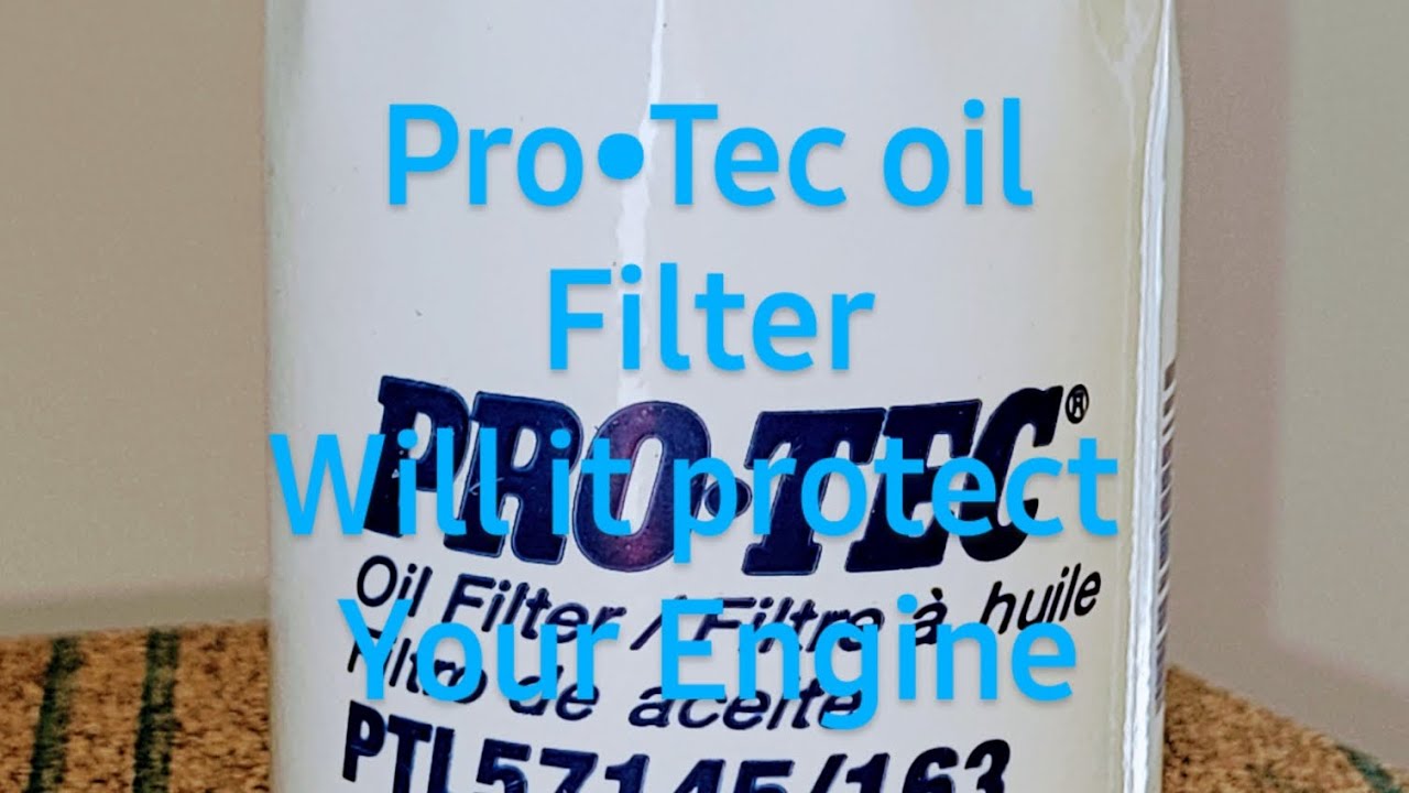 Pro•Tec oil filter better than I thought for cheaper filter - YouTube