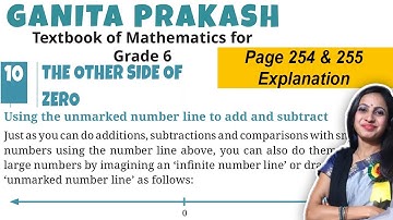 The Other Side of Zero | Class 6 Math Chapter 10 Ganita Prakash | Page 254 & 255 Explanation