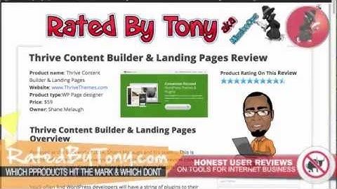 Thrive Landing Pages Review and Walkthrough