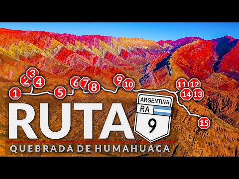 15 Places in Quebrada de Humahuaca • Ruta 9 | 4K Drone Travel Guide • Argentina 🇦🇷