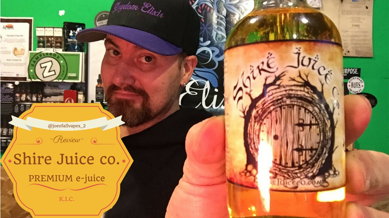 E juice review March 2016~Shire Juice co.~Joe of all vapes. - YouTube