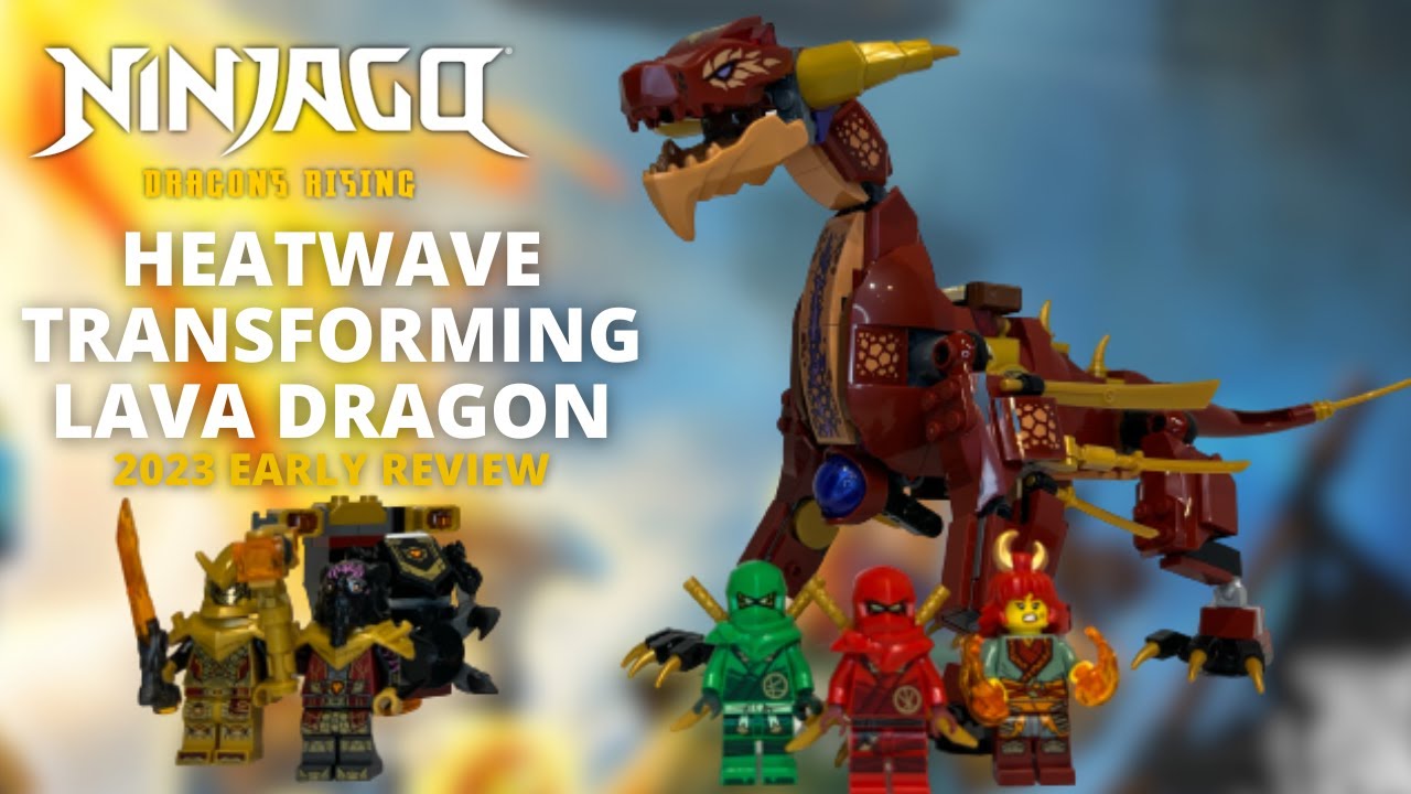 Heatwave Transforming Lava Dragon 71793, NINJAGO®