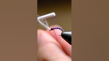 One of the best winter midge fly patterns #shorts #flytying