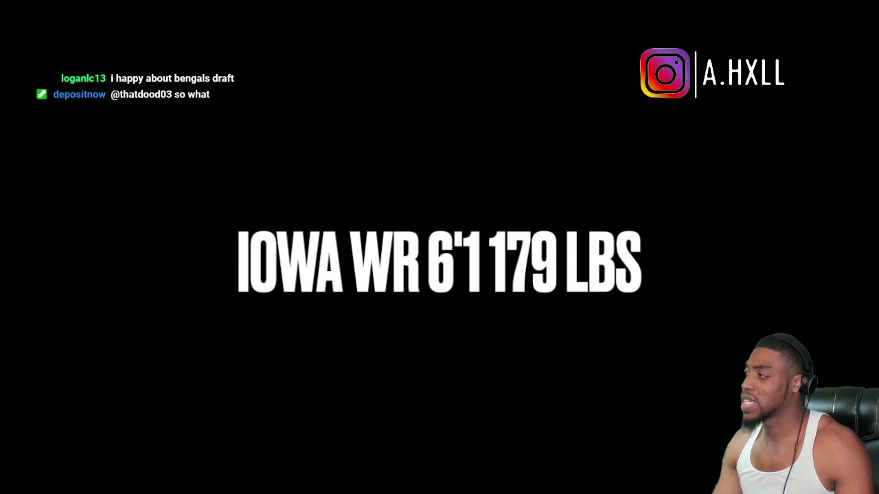Ihmir Smith Marsette "Minnesota Vikings WR" Iowa Highlights REACTION