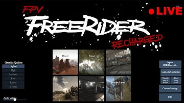 FPV Freerider Recharged -Drone Racing Simulator Flying-Live