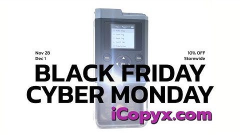 The Trusted Choice for RFID Cloning: IcopyX Black Friday Event