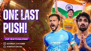 LIVE: India HOCKEY GOLD MEDAL MATCH Watch Along! | Wrestling Medals | Last Day! | Sport  Circle