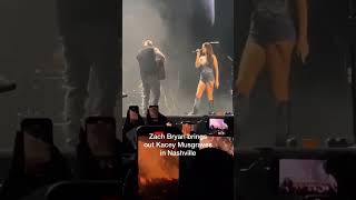 Zach Bryan brings out Kacey Musgraves in Nashville to sing \