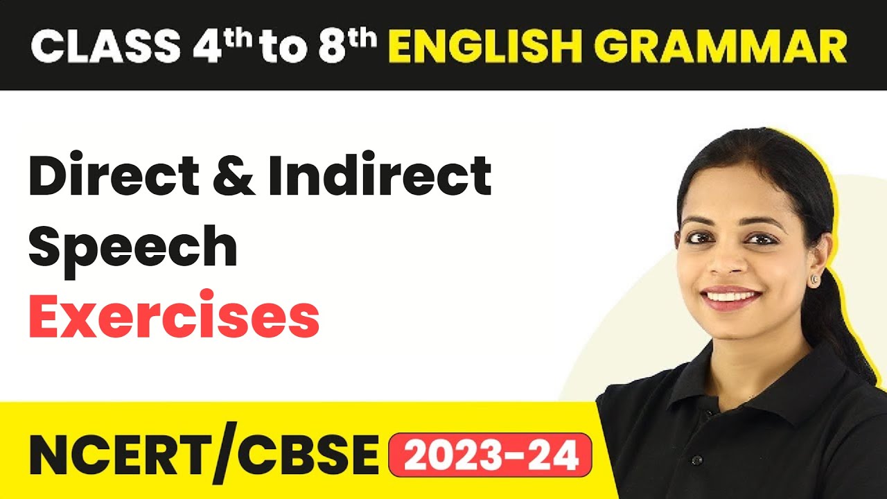 cbse class 7 english grammar direct and indirect speech