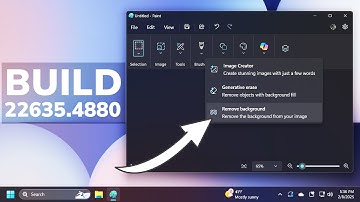 New Windows 11 Build 22635.4880 - New Paint App, New Windows Spotlight Icon and Fixes (Beta)