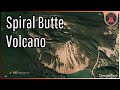 The Volcano in Washington with 1,500 Foot High Lava Flows; Spiral Butte