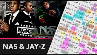 Nas ft. Jay-Z - Black Republican - Lyrics, Rhymes Highlighted (415)