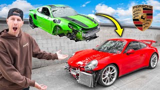 My Wrecked Porsche GT3 Had HIDDEN Damage…