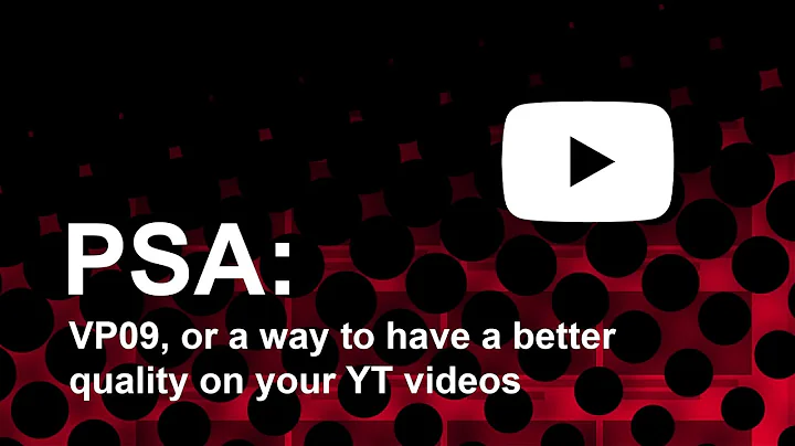 (Outdated) VP9 vs AVC1, or how to have better quality on your YouTube videos