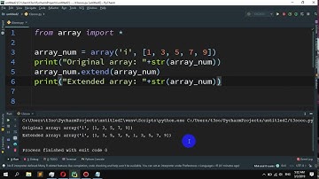 How to Append items from inerrable to the end of the array in Python