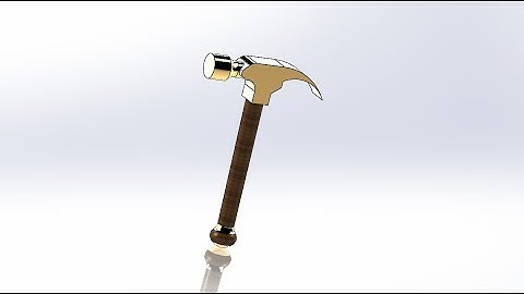 Modeling a Claw Hammer in SolidWorks | Complete Beginner-to-Advanced Tutorial