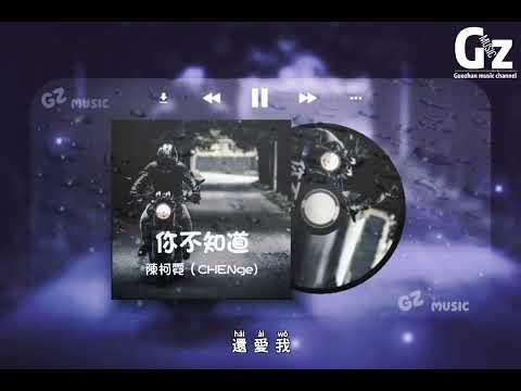 你不知道-陳柯霓（CHENge)【你不知道你離開我以後 我有多難過 原來我的呼吸早就已經融入你脈搏 在你面前假裝沒哭過 其實我也很脆弱】