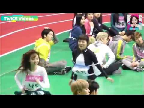TWICE Nayeon Pranking Seulgi (Red Velvet) Funny Moments @ 2018 ISAC