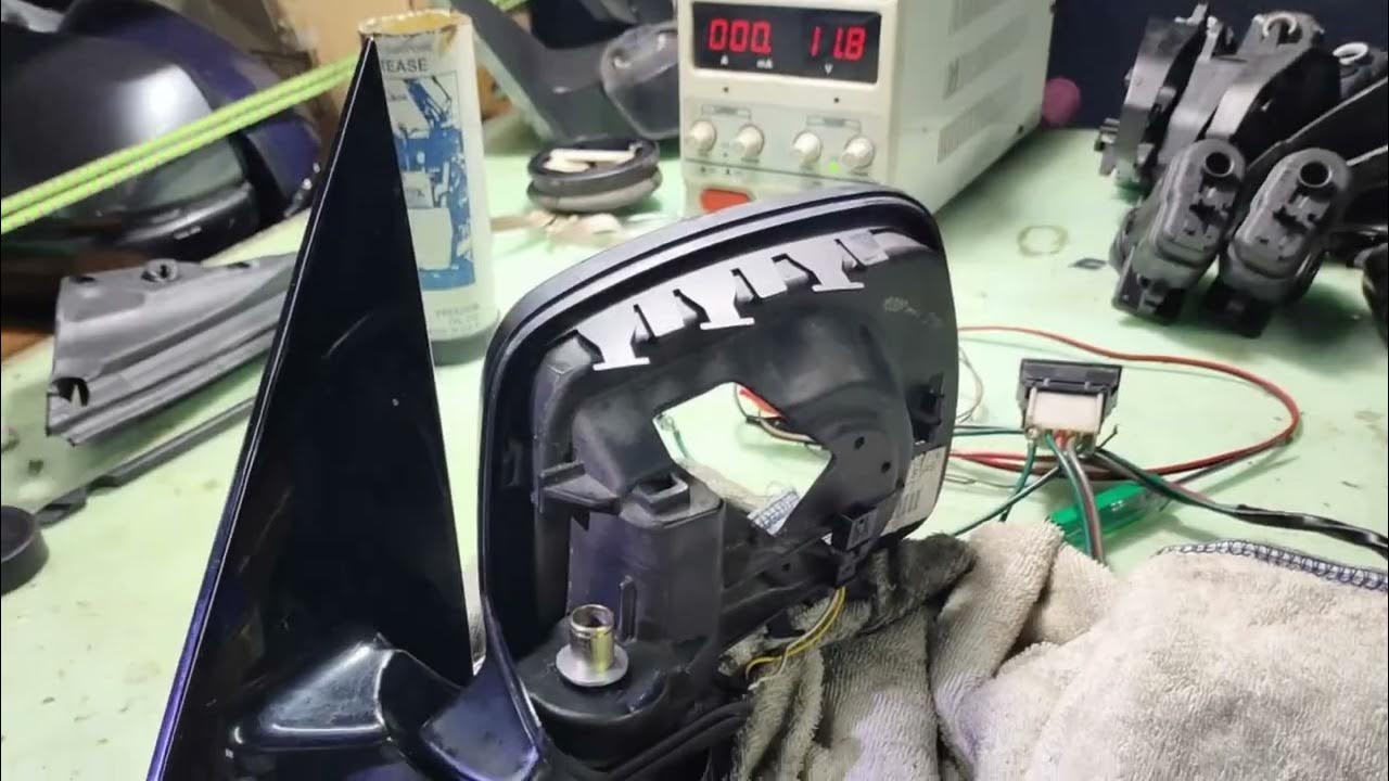 2004 BMW E83 X3 Electric folding of the leftside mirror repairs the