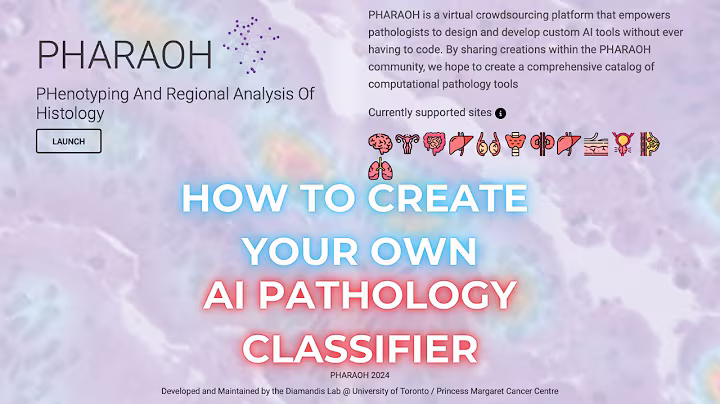PHARAOH: AI-Powered Pathology Tool for Custom Solutions