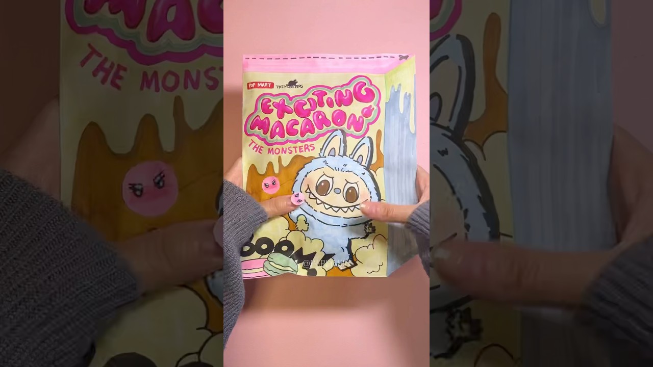 LABUBU Blind bag🩷라부부 블라인드백 #papercraft #unboxing #diy #labubu #종이놀이 #라부부